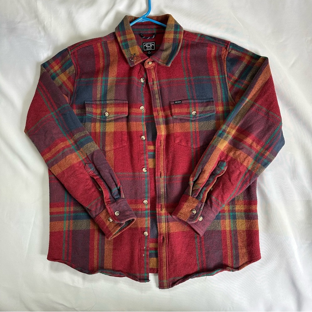 Plaid Button-Up Shirt